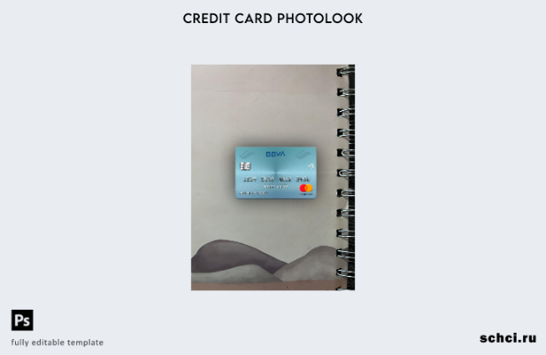 цифровая загрузка Венесуэла BBVA Bank Mastercard фотоизображение переднего шабло